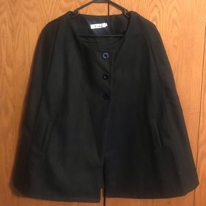 Soft Felt Black Cape S/M